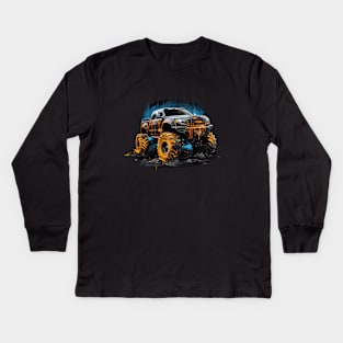 Monster Mudder: Offroad Truck Kids Long Sleeve T-Shirt